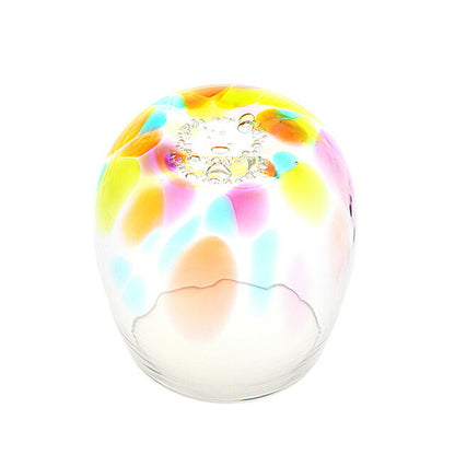【肥前びーどろ】虹色しずく型グラス