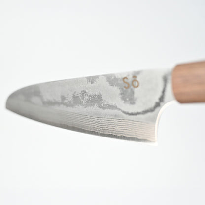 【加茂刃物製作所】so 三徳包丁 ウォールナット柄