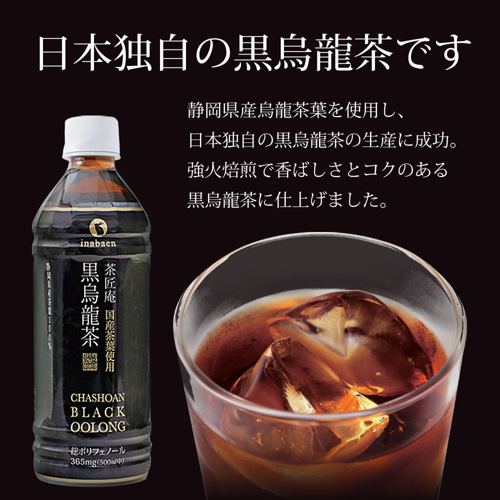 国産黒烏龍茶ペットボトル 500ml×24本