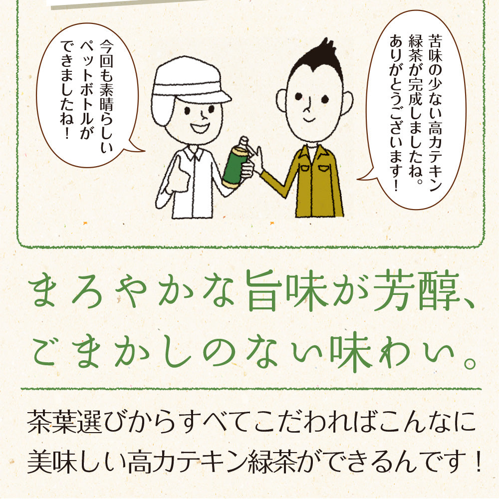 【機能性表示食品】茶匠庵 緑茶ペットボトル 500ml×24本