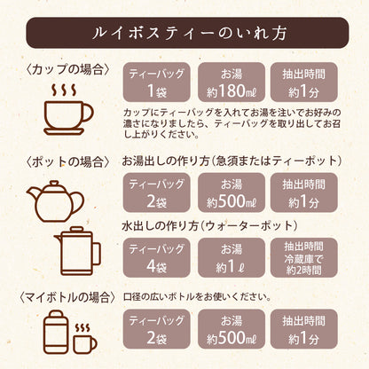 ルイボスティー ティーバッグ 80包入り