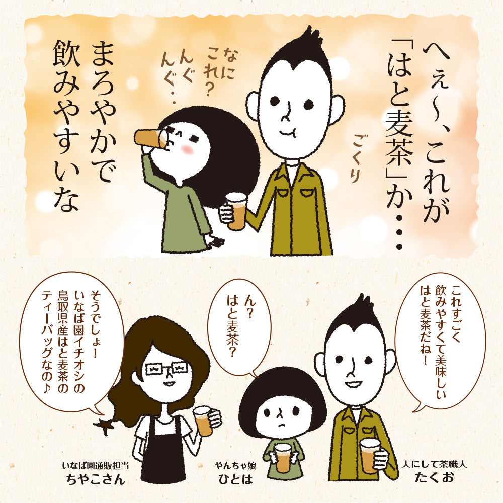 鳥取県産 はとむぎ茶 ティーバッグ 60包入り