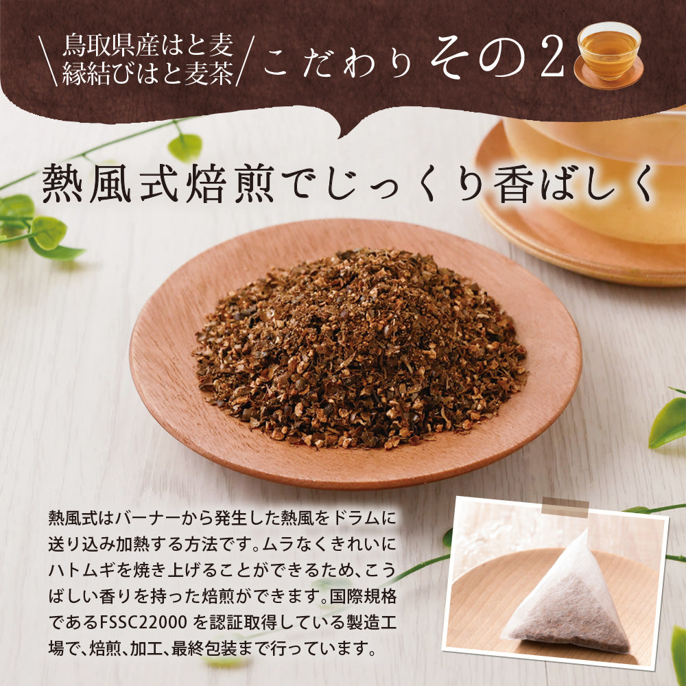 鳥取県産 はとむぎ茶 ティーバッグ 60包入り