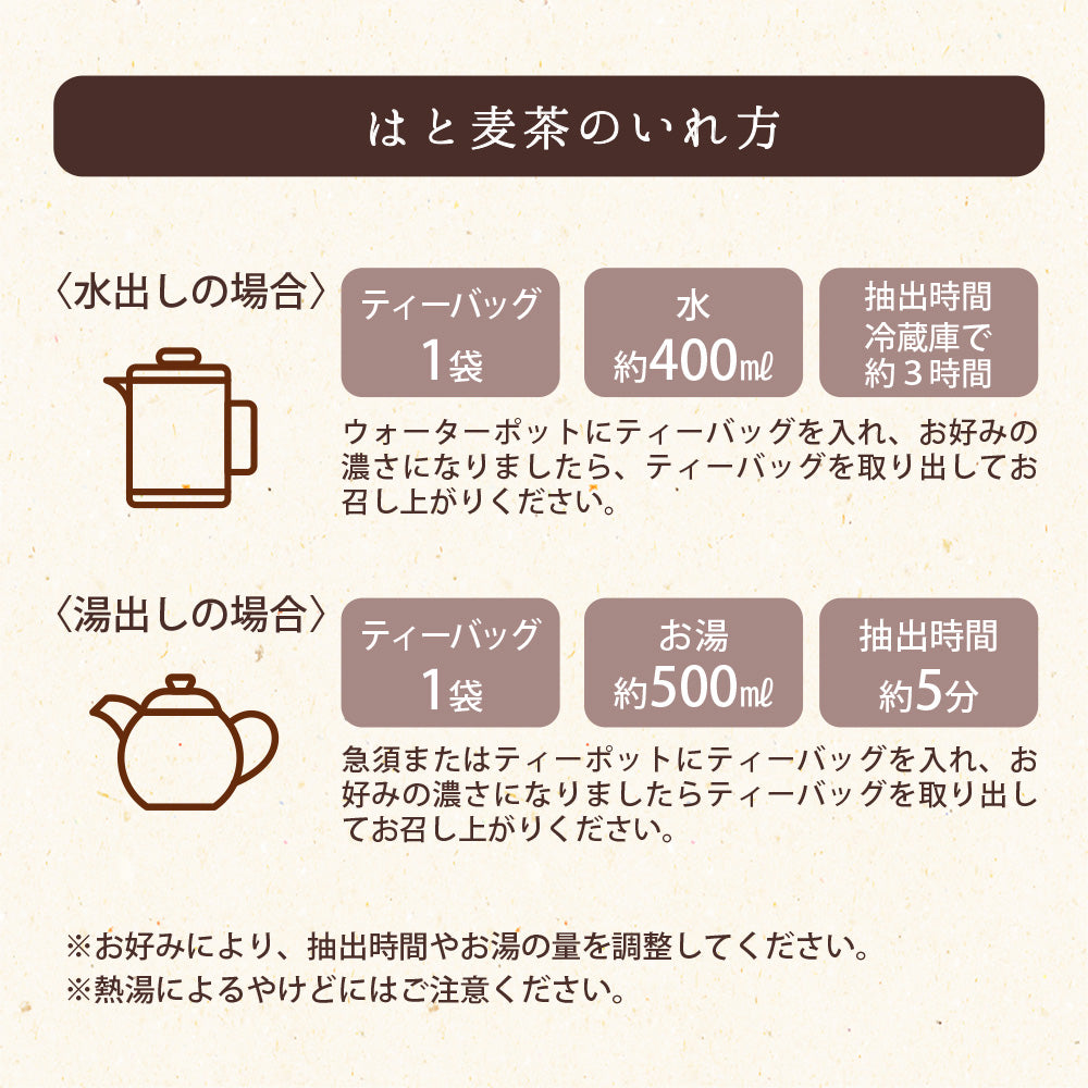 鳥取県産 はとむぎ茶 ティーバッグ 60包入り