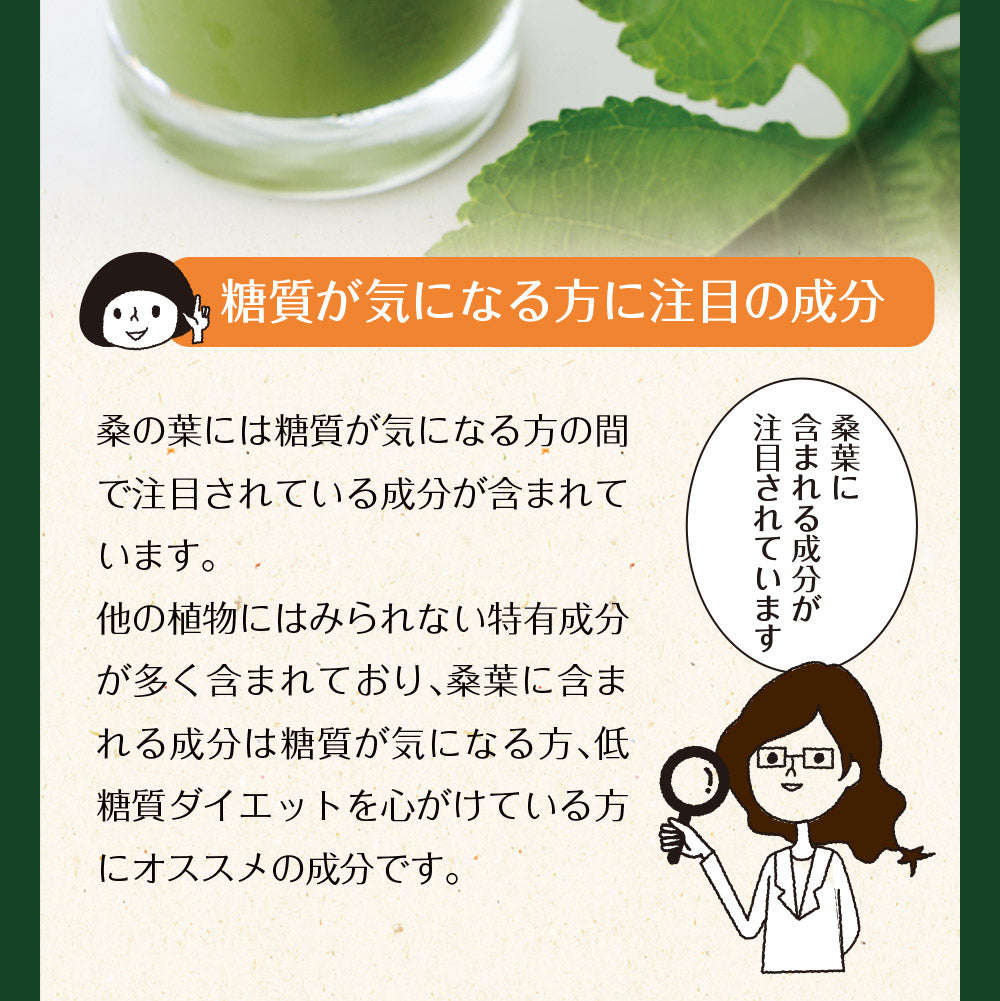 【機能性表示食品】国産桑葉の乳酸菌青汁 30包入り