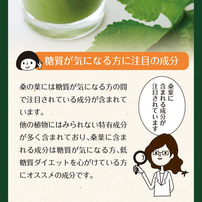 【機能性表示食品】国産桑葉の乳酸菌青汁 30包入り