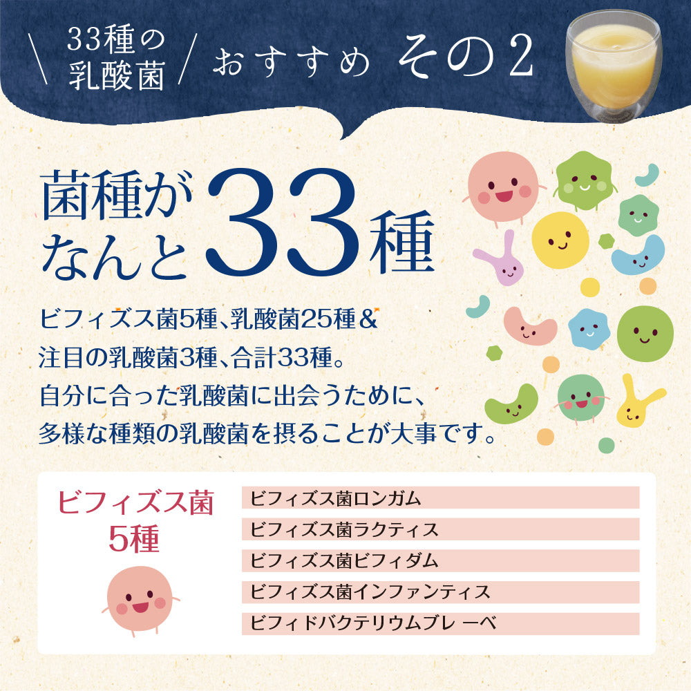 33種の乳酸菌 30包入り