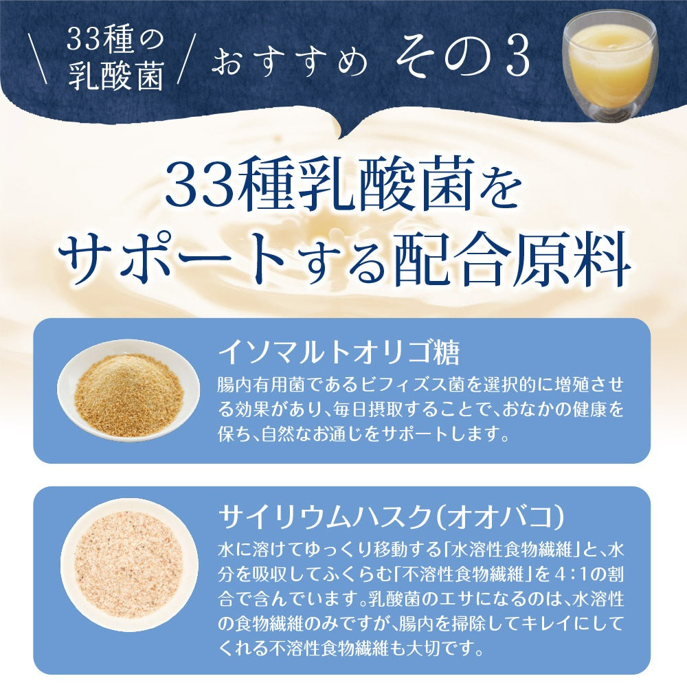 33種の乳酸菌 30包入り