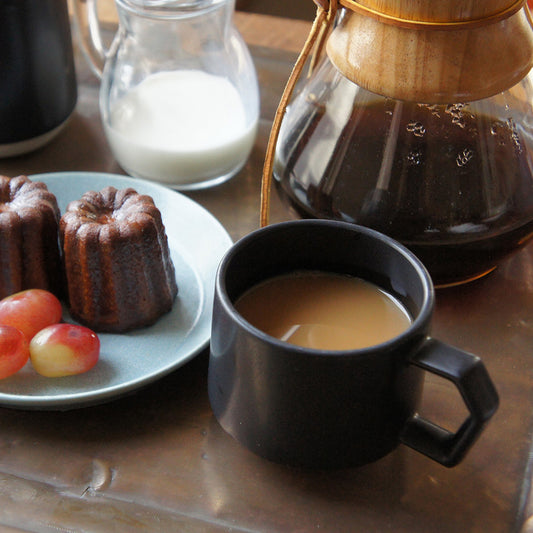 CHIPS stack mug. -MAT- BLACK