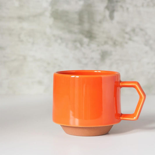 CHIPS stack mug. -SOLID COLOR- ORANGE