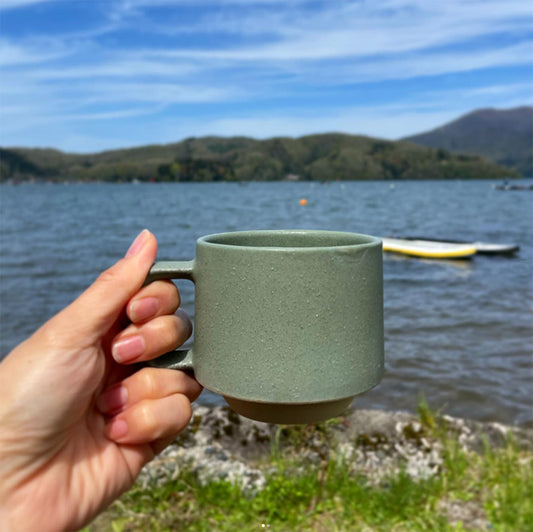CHIPS stack mug. -OUTDOOR- SAND KHAKI